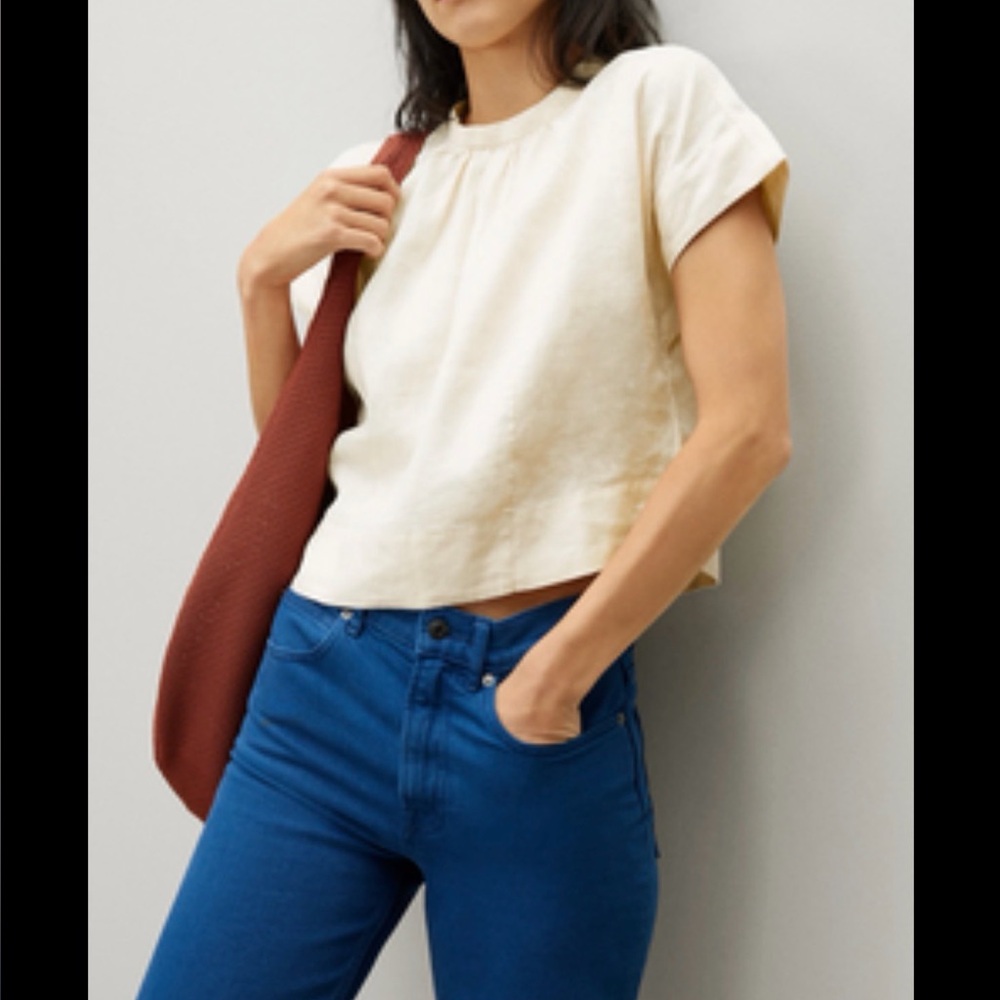 Everlane Linen Top